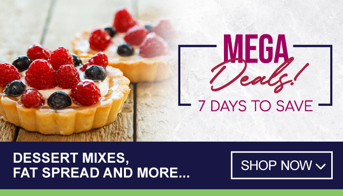 7 Days Mega Deals on Dessert Mixes, Fat Spread and more - Visit MyBidfood To Shop Now