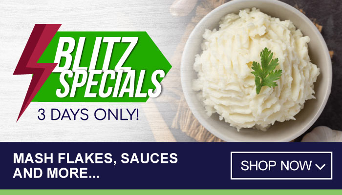 3 Days Blitz Specials on Mash Flakes, Sauces and more - Visit MyBidfood To Shop Now