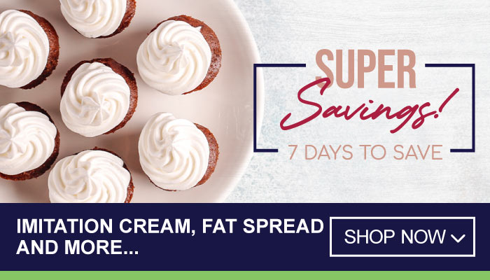 7 Days Super Savings on Imitation Cream, Fat Spread and More - visit MyBidfood to shop now