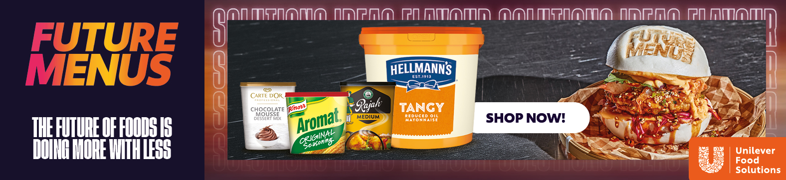 Unilever - Future Menus - The Future of Food is Doing More with Less - Shop Now!