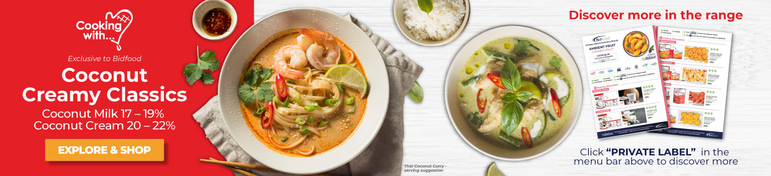 Exclusive to Bidfood - Coconut Creamy Classics