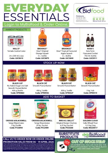 Everyday Essentials on Promotion During 06 - 19 April 2026 - Login to MyBidfood and Order Online