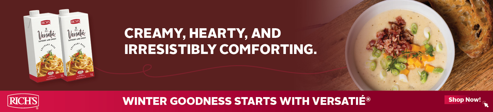 Rich's - Creamy - Hearty - Irresistibly Comforting - Shop Now!