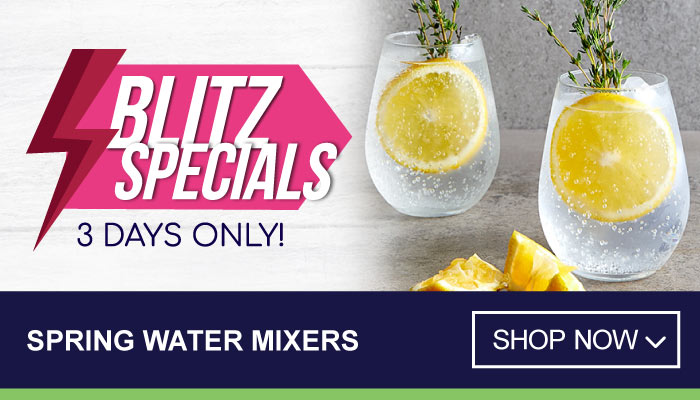 3 Days Blitz Specials on Spring Water Mixers - visit MyBidfood to shop now