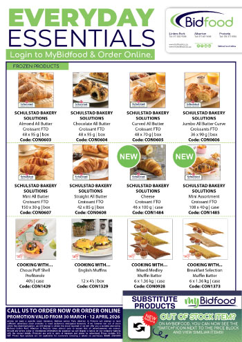 Everyday Essentials Promotion During 30 March - 12 April 2026 - Frozen Products, Pastries and More