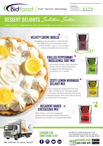 Dessert Delights Solution Seller - Velvety Creme Brulee - Chilled Peppermint Indulgence Tart Mix - Zesty Lemon Meringue Delight Mix - Decadent Baked Cheesecake Mix