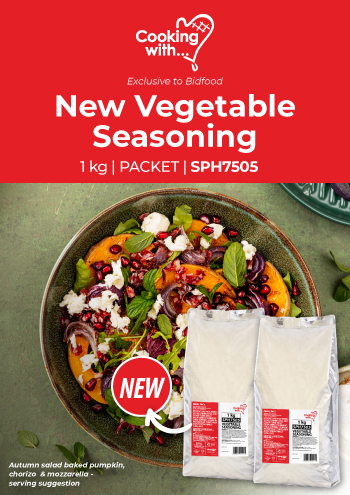 Seasonings & Spices - New Vegetable seasoning - SANHA Halaal & Kosher certified and Vegan Friendly - Exclusive to Bidfood