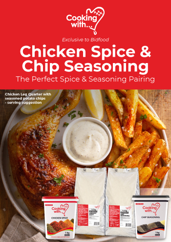Chicken Spice & Chip Seasoning - The Perfect Spice & Seasoning Pairing - Explore & Shop - Exclusive to Bidfood