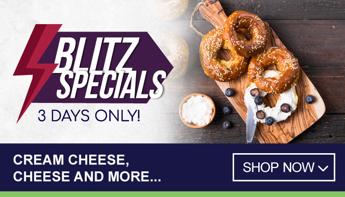 3 Days Blitz Specials on Cream Cheese, Cheese and more - visit MyBidfood to shop now