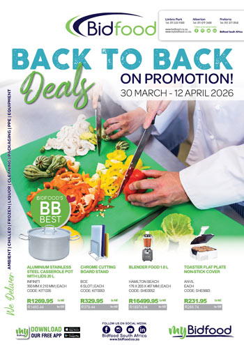 View Our Interactive Shoppable Broadsheet - Back to Back Deals From 30 March - 12 April 2026 - Kitchen Prep, Catering Equipment, and More