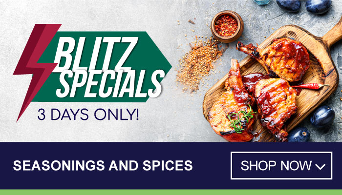 3 Days Blitz Specials on Seasonings And Spices - visit MyBidfood to shop now