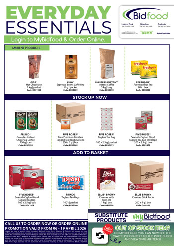 Everyday Essentials on Promotion During 06 - 19 April 2026 - Login to MyBidfood and Order Online