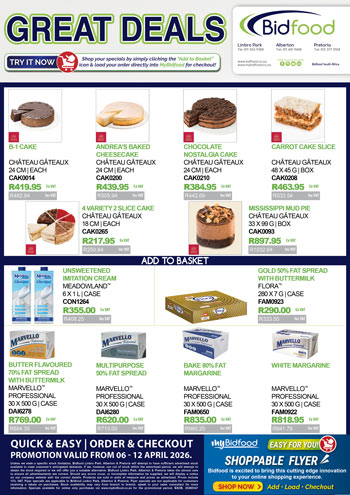 Great Deals on Promotion During 06 - 12 April 2026 - Quick & Easy Order and Checkout
