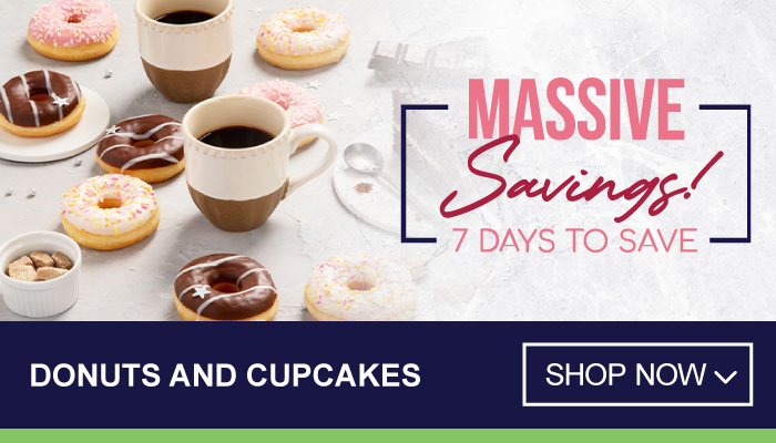 7 Days Massive Savings on Donuts and Cupcakes - visit MyBidfood to shop now