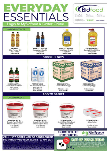 Everyday Essentials Promotion Valid From 20 April - 03 May 2026