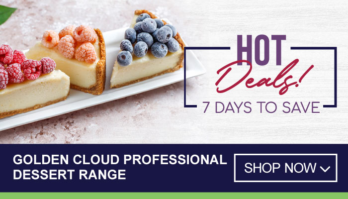 7 Days Hot Deals on Golden Cloud Professional Dessert Range - visit MyBidfood to shop now