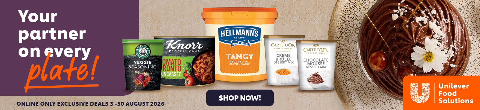 Unilever Food Solutions - Your partner in every plate! - Shop Now!
