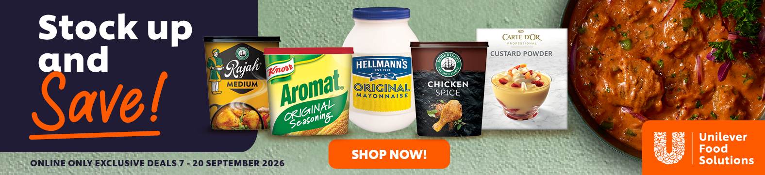Unilever- Stock Up and Save - Shop Now