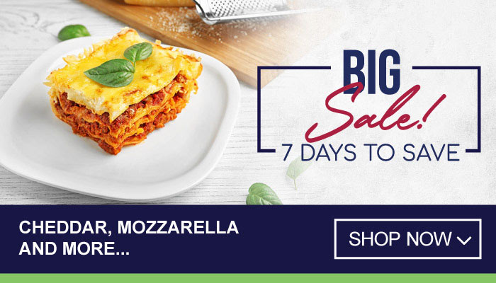 7 Days Big Sale on Cheddar, Mozzarella and more - visit MyBidfood to shop now