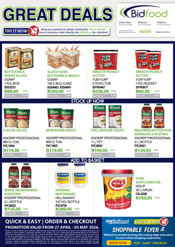 Great Deals on Promotion During 27 April - 03 May 2026 - Viewing Online Has Never Been Easier