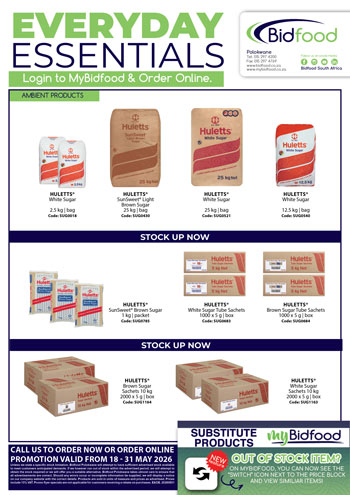 Everyday Essentials Promotion Valid From 18 - 31 May 2026 - Quick & Easy Ordering And Checkout