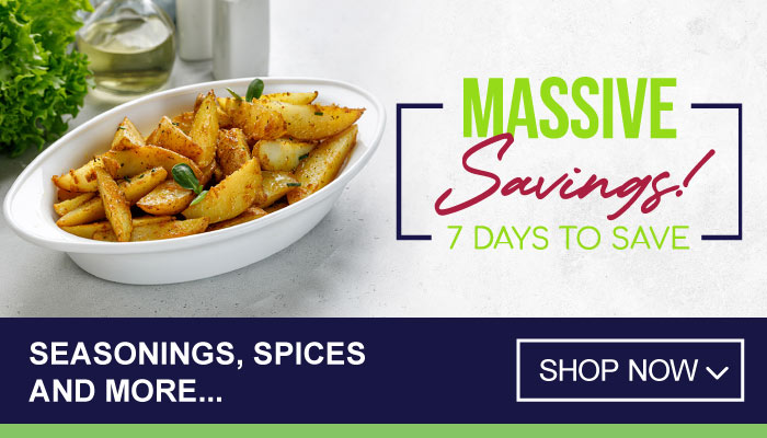 7 Days Massive Savings on Seasonings, Spices and more - visit MyBidfood to shop now