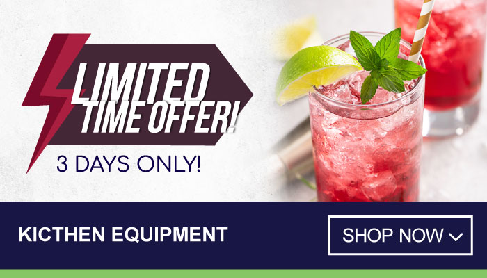 3 Days Limited Time on Kitchen Equipment - visit MyBidfood to shop now