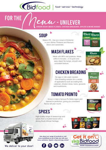 Unilever Solution Seller - Soup, Mash Flakes, Chicken Breading, Tomato Pronto, Spices and More