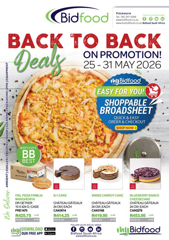 View Our Interactive Shoppable Broadsheet - Back To Back Deals From 25 - 31 May 2026 - Add, Load, Checkout on Pizza, Cakes and Desserts