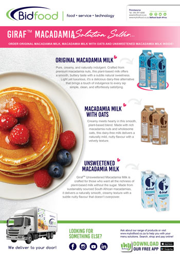 Giraf Macadamia Solution Seller - Original, Unsweetened and Macadamia Milk With Oats