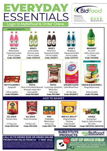 Everyday Essentials on Promotion During 04 - 17 May 2026 - Shop Online for Pantry Staples and More