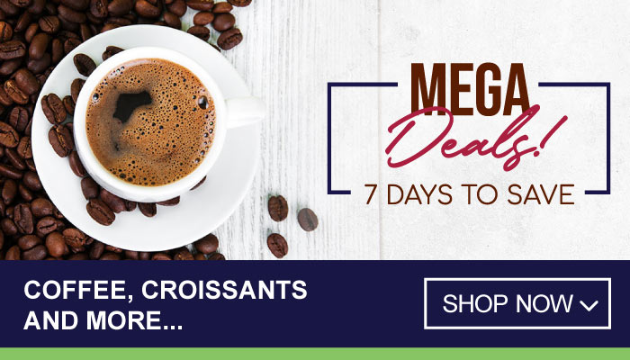 7 Days Mega Deals on Coffee, Croissants and more - visit MyBidfood to shop now