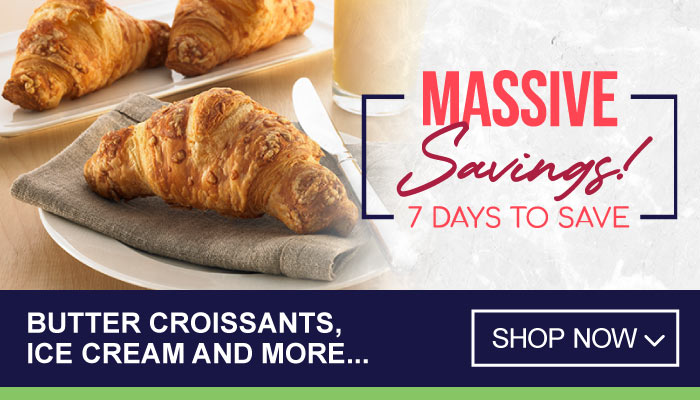 7 Days Massive Savings on Butter Croissants, Ice Cream and more - visit MyBidfood to shop now