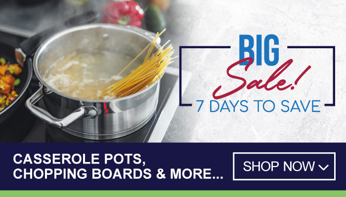 7 Days Big Sale on Casserole Pots, Chopping Boards and more - visit MyBidfood to shop now