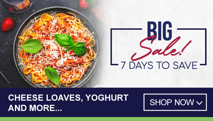 7 Days Big Sale on Cheese Loaves, Yoghurt and more - visit MyBidfood to shop now