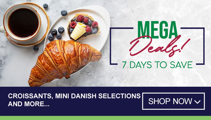 7 Days Mega Deals on Croissants, Mini Danish Selections and more - visit MyBidfood to shop now