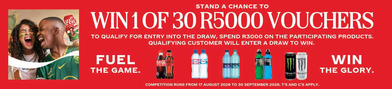 Stand a Chance to - Win 1 of 30 R5000 Vouchers