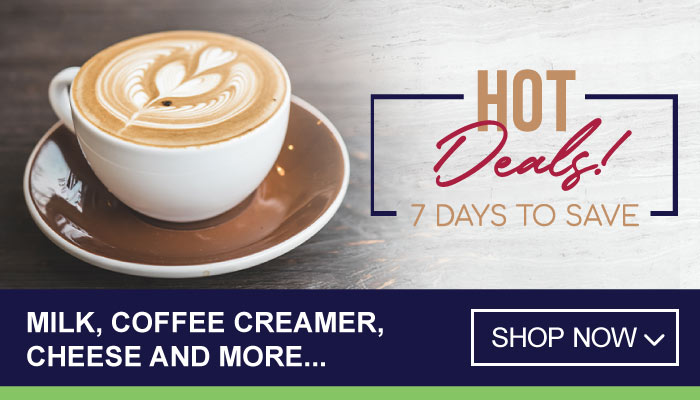 7 Days Hot Deals on Milk, Coffee Creamer, Cheese and more - visit MyBidfood to shop now