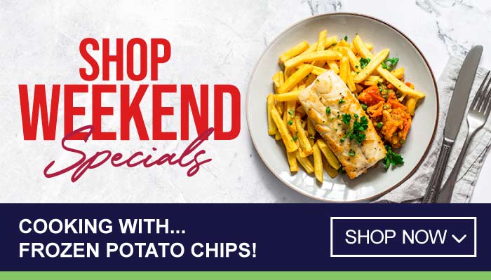Weekend Specials on Frozen Potato Chips - visit MyBidfood to shop now