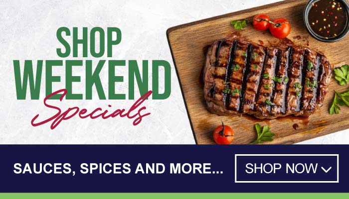 Weekend Specials on Sauces, Spices and more - visit MyBidfood to shop now
