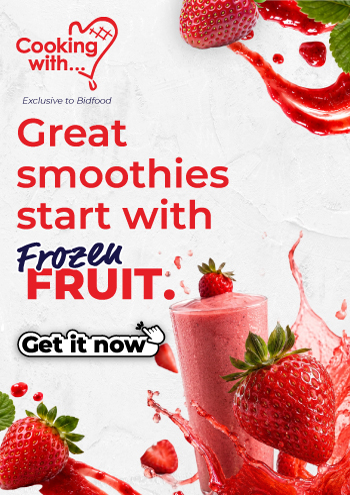 Exclusive to Bidfood - Great Smoothies Start With Frozen Fruit - Shop Now