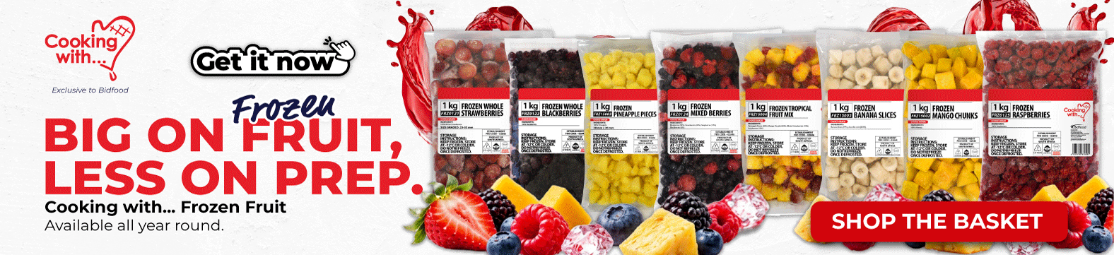Great Smoothies Start With Frozen Fruit - Shop Now!