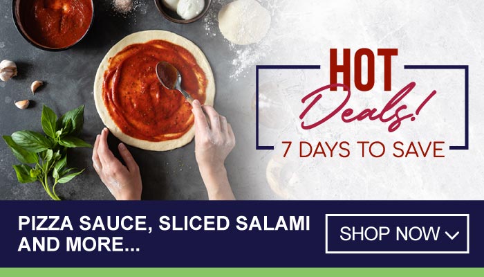 7 Days Hot Deals on Pizza Sauce, Sliced Salami and more - visit MyBidfood to shop now