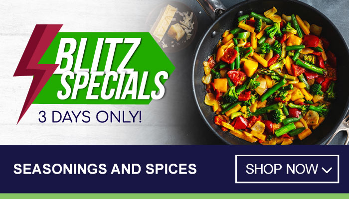 3 Days Blitz Specials on Seasonings and Spices - visit MyBidfood to shop now