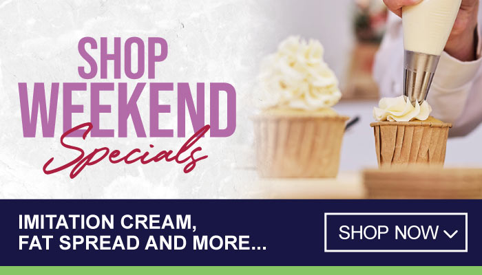 Weekend Specials on Imitation Cream, Fat Spread and more - visit MyBidfood to shop now