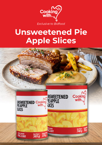 Cooking with - Exclusive to Bidfood - Unsweetend Pie Apple Slices - Explore & Shop