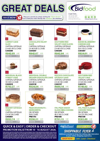 Great Deals on Promotion During 10 - 16 August 2026 - Viewing Online Has Never Been Easier