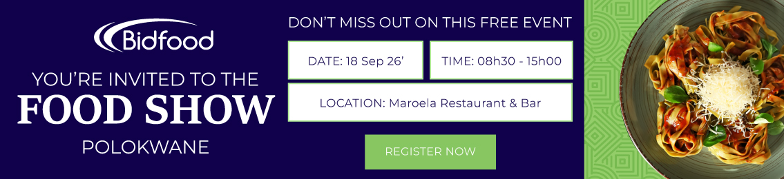 Bidfood - You're invited to the Food Show - Bloemfontein - Register Now