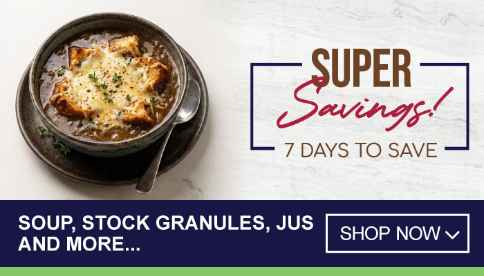 7 Days Super Savings on Knorr Professional Assorted Soups - visit MyBidfood to shop now