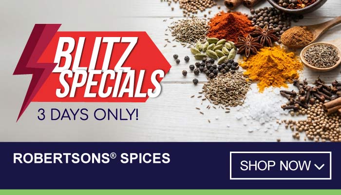 3 Days Specials on Robertsons Spices - visit MyBidfood to shop now